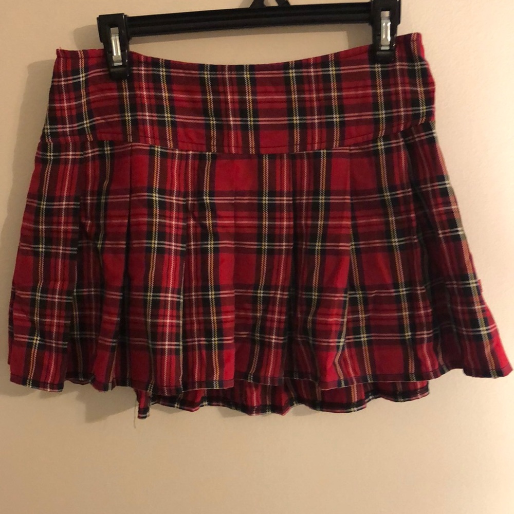 Royal Bones Tartan Skirt